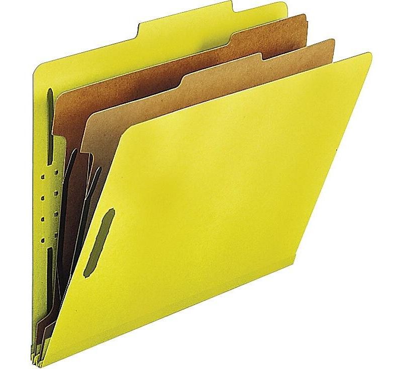 Nature Saver Classification Folders 2"Exp. 2 Dvdrs Letter 10/BX YW SP17209