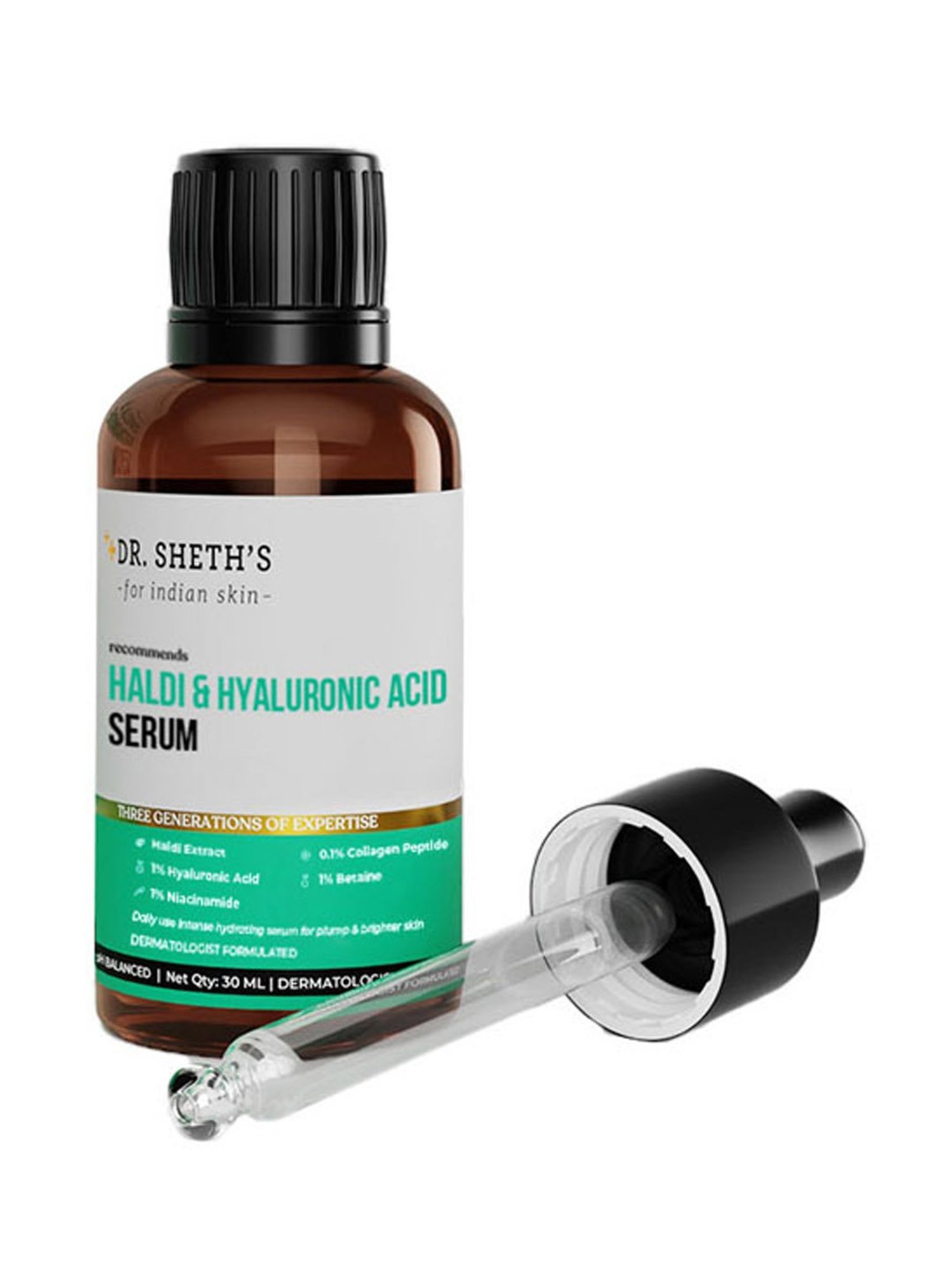 Dr. Sheth's Haldi & Hyaluronic Acid Serum - 30 ml