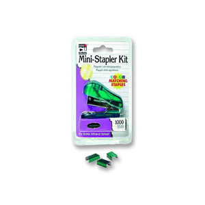 Charles Leonard Mini Stapler Kit Built-in Staple Remover Assorted 82000