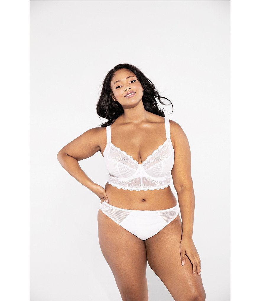 Elomi Charley Diamond Mesh & Lace Bralette