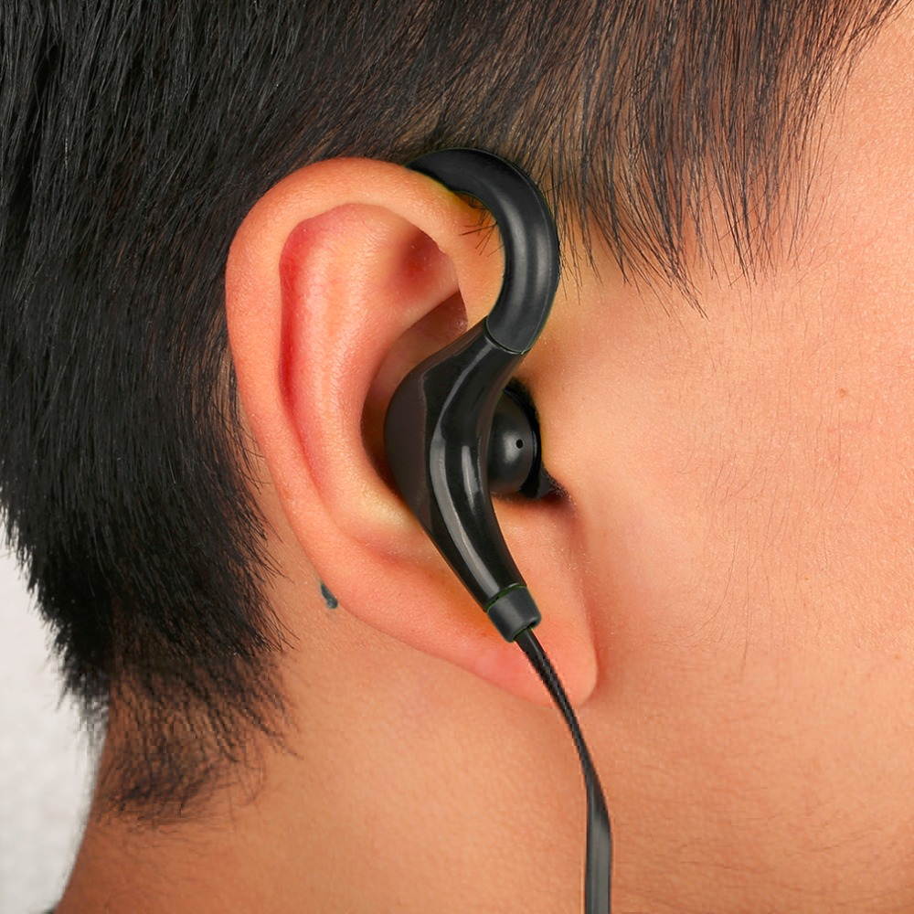 Jansicotek AX-01 Bluetooth Wireless Earphone Headset Sport Stereo Headphone Music MP3 Playing Noise Reduction Headset for Mobile Phone- Black