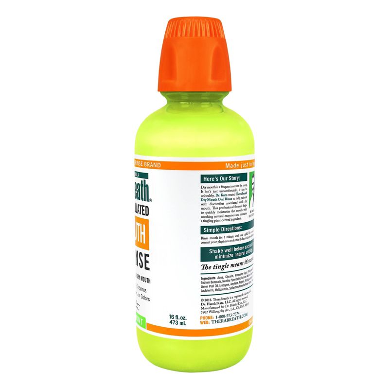 TheraBreath Dry Mouth Oral Rinse Mint - 16 fl oz