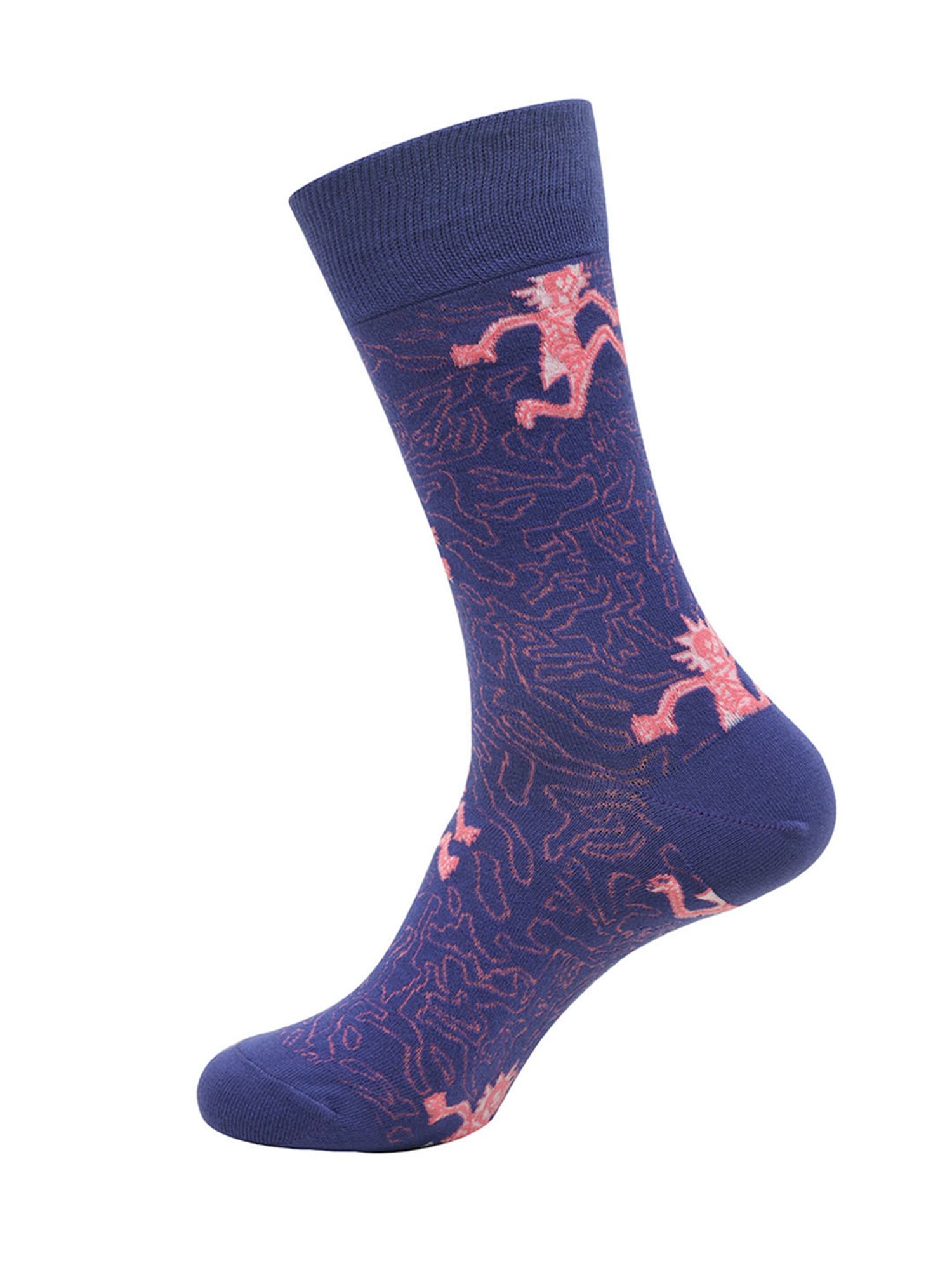 BALENZIA Multicolor Printed Socks (Pack of 2)