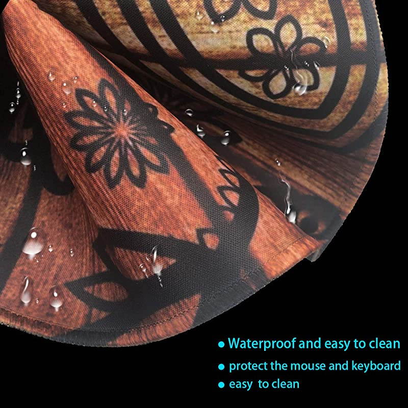 Gaming Mouse Pad Cool Flash Pattern XXL XL Large Mouse Pad Long Extended Mousepad Desk Pad NonSlip Rubber Mice Pads Stitched Edges Thin Pad 315x118x008 Inch Wood