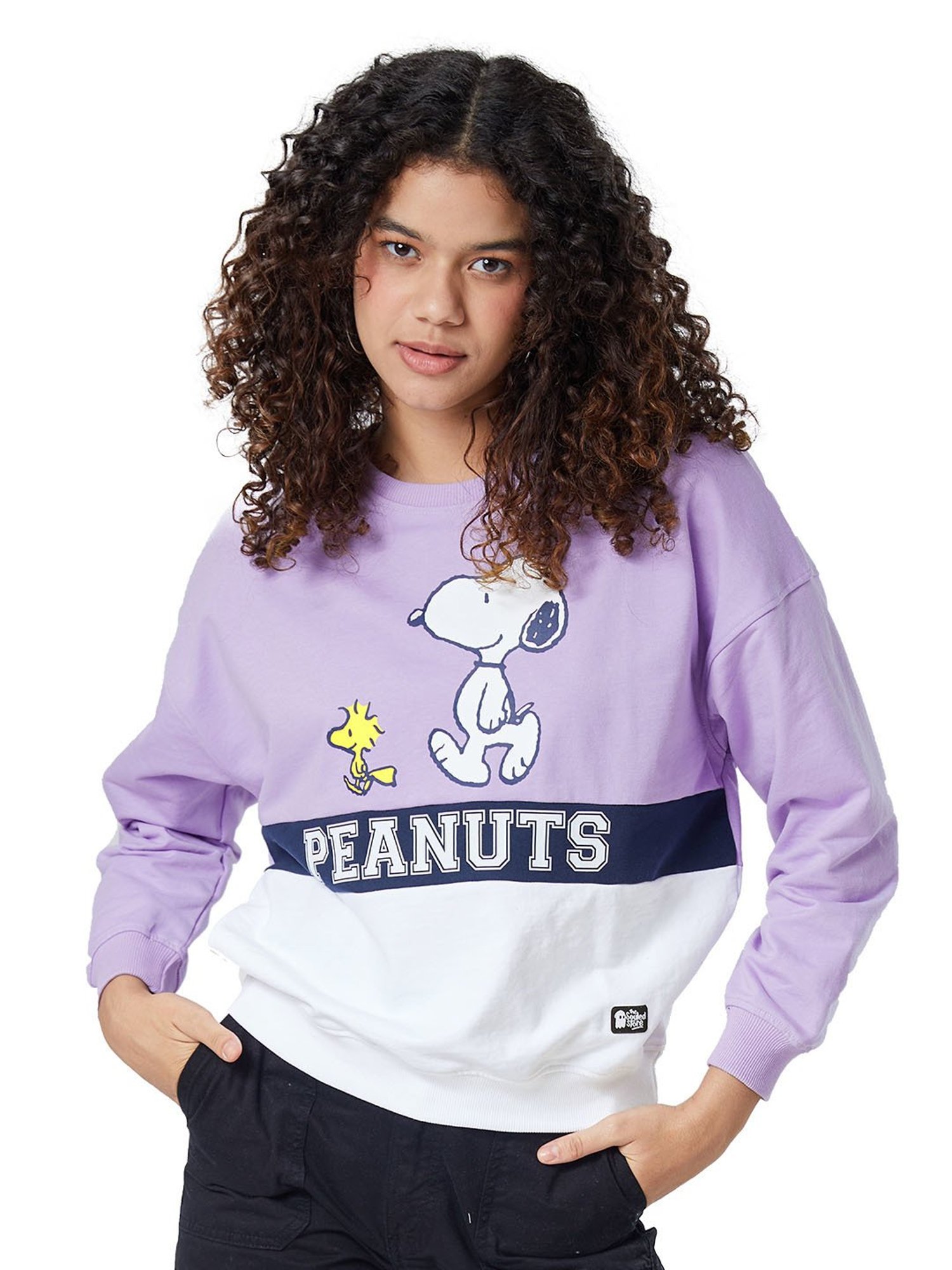 Belle Fille Yellow Patchwork Sweatshirt