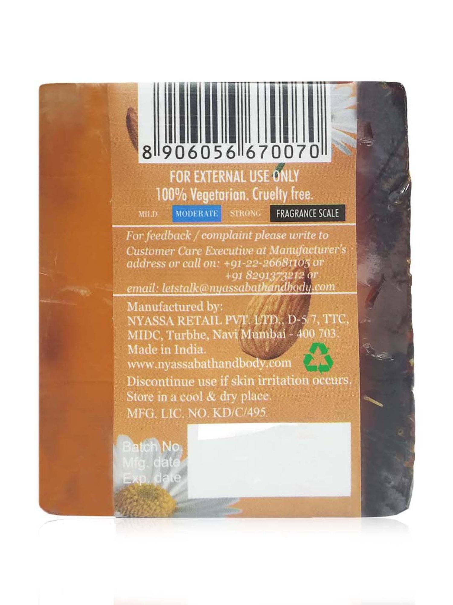 Nyassa Sacred Sandalwood Handmade Soap - 150 gm
