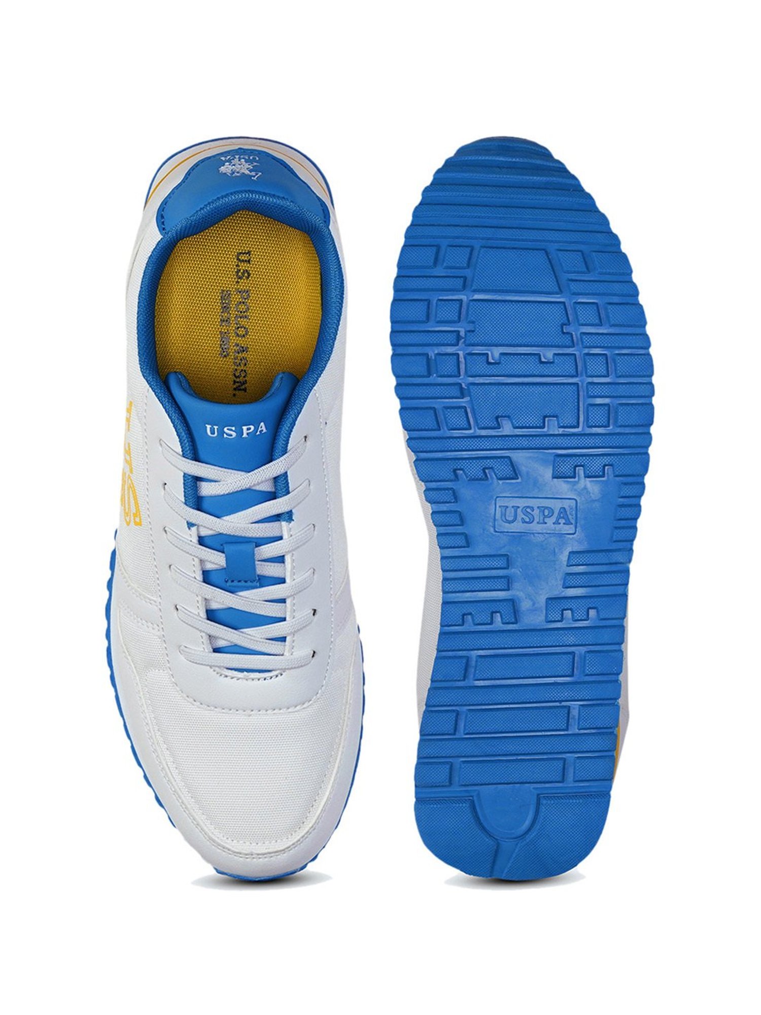 U.S. Polo Assn. Men's CREGON White Casual Sneakers