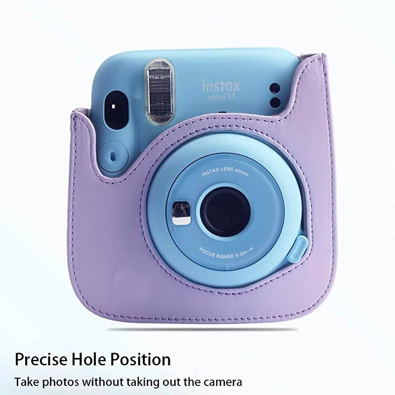 Instant Camera Case for Fujifilm Instax Mini 11 Instant Camera (Lilac Purple A)