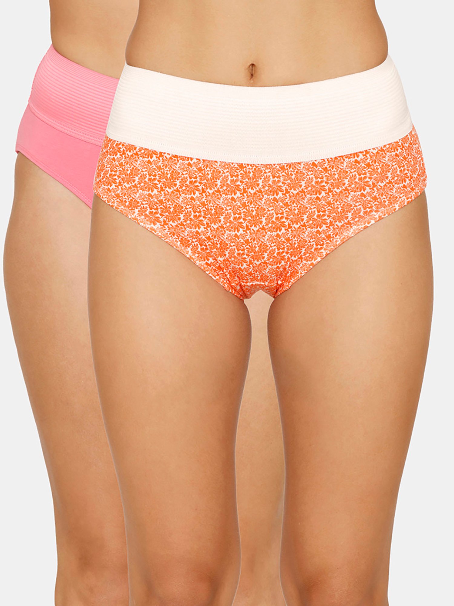 Zivame Assorted Printed Hipster Panty - Pack of 2