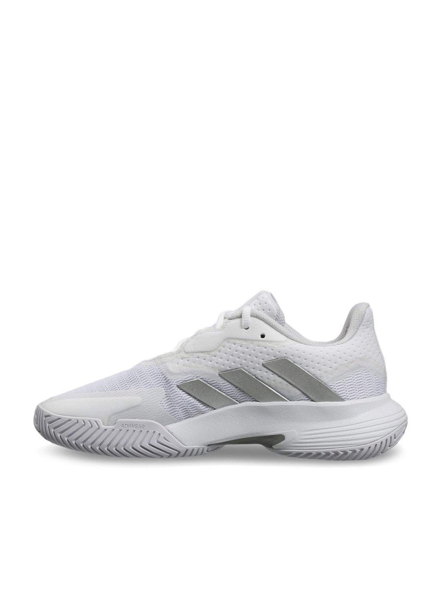 Adidas Women's CourtJam Control White Tennis Shoes