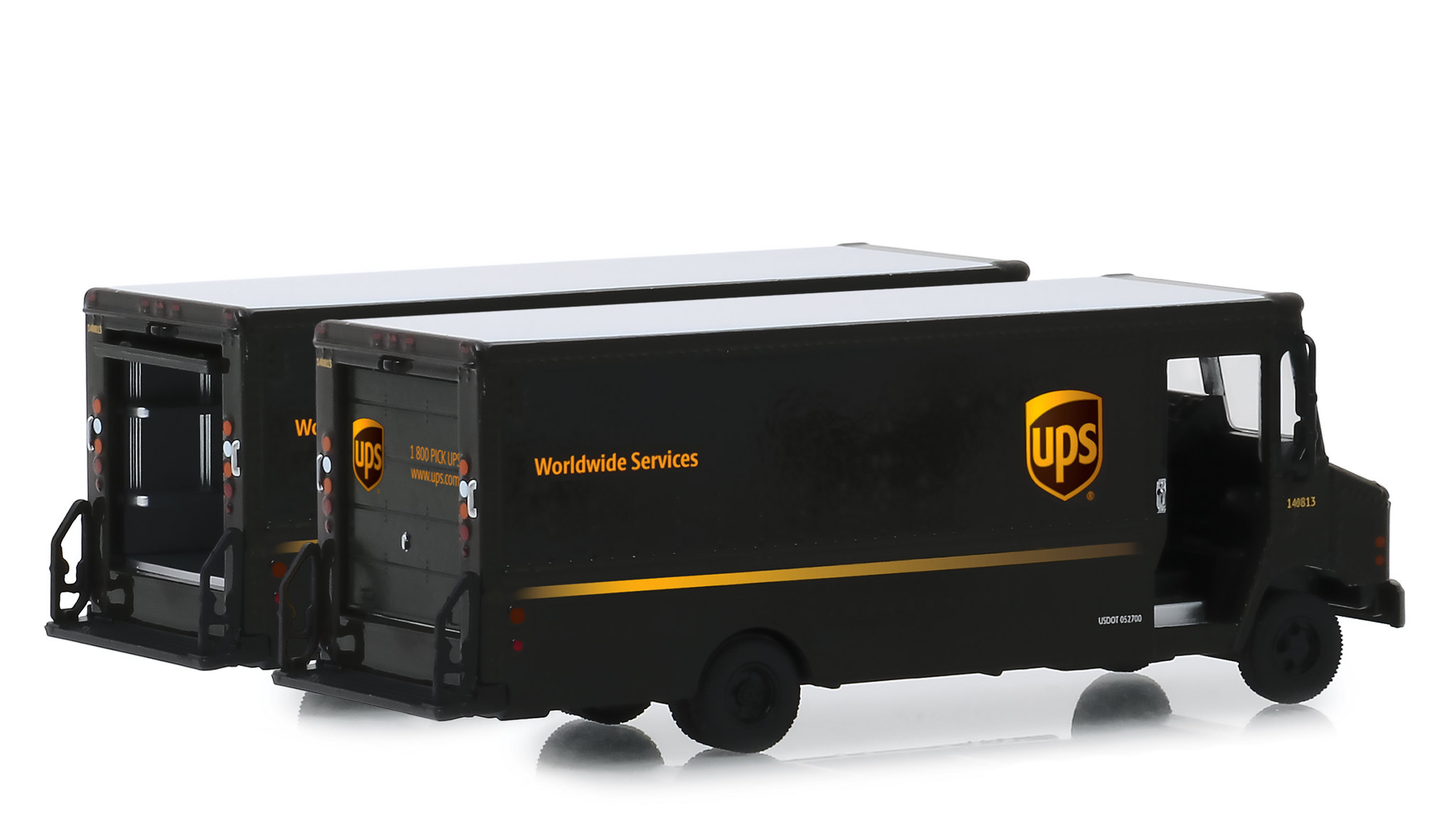 2019 Package Car Dark Brown "UPS" (United Parcel Service) "H.D. Trucks" Series 17 1/64 Diecast Model by Greenlight