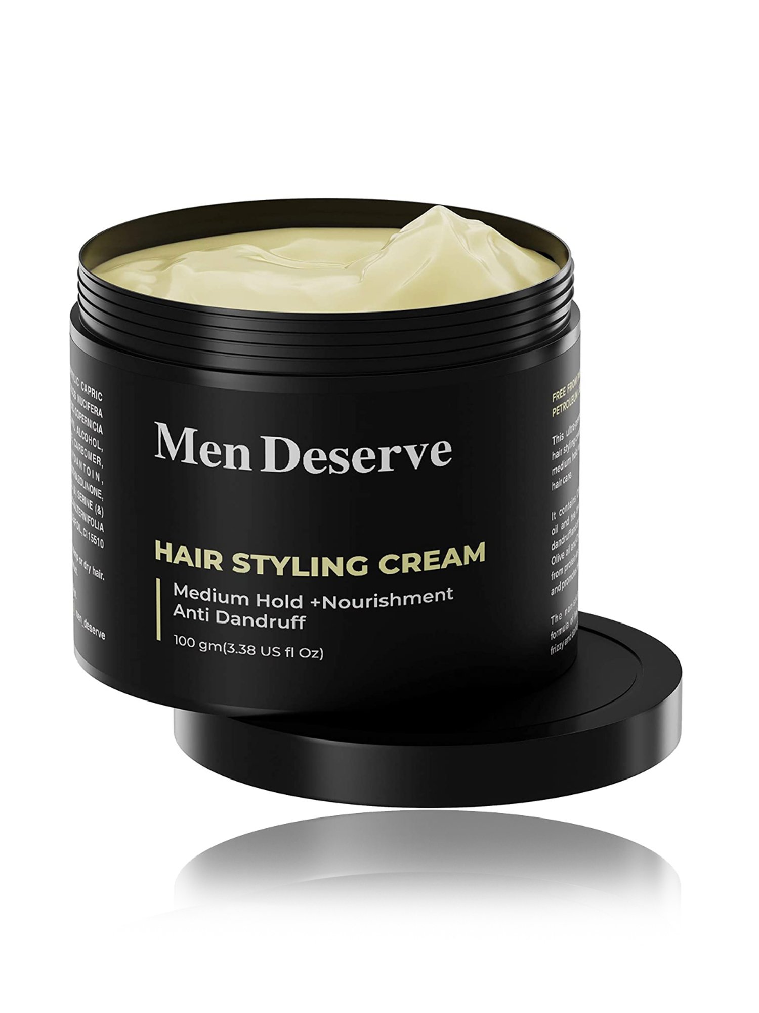 Men Deserve Medium Hold Hair Styling Cream - 100 gm