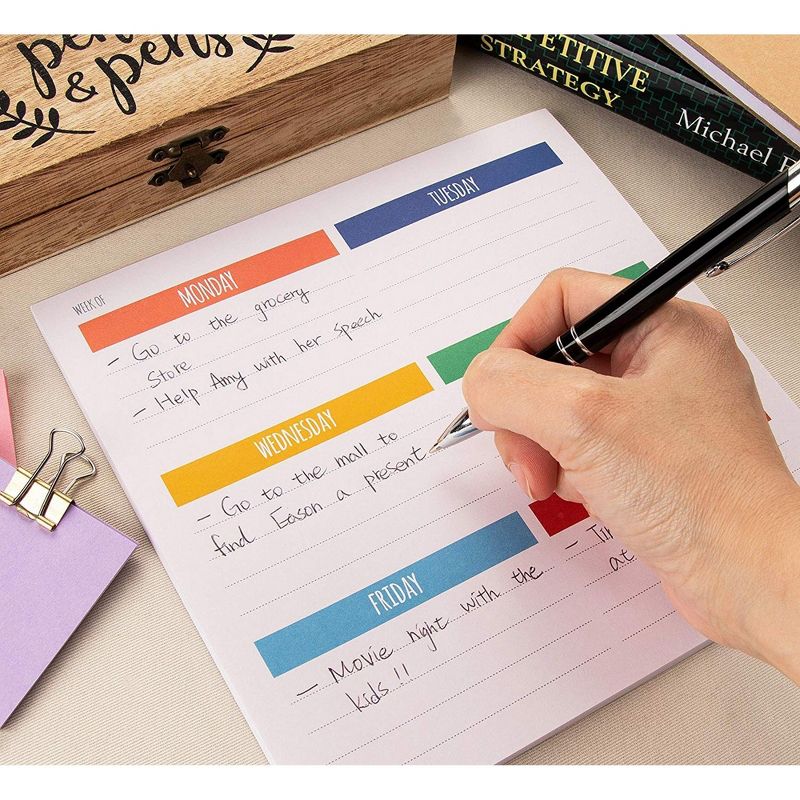 2021-22 Academic Planner 8.5" x 11" Flexible Cover Weekly/Monthly Wirebound Rose - The Home Edit