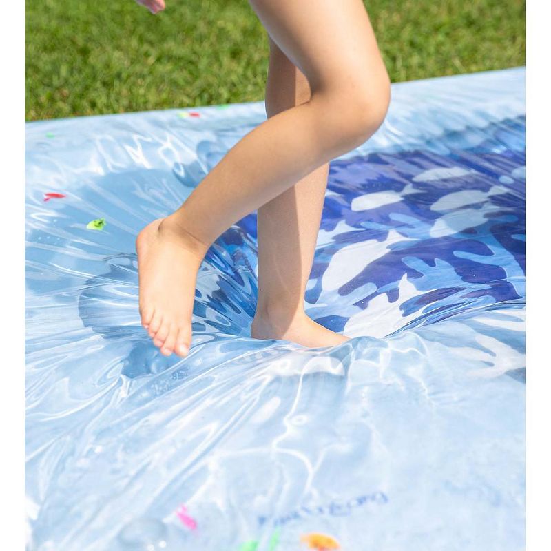 HearthSong - Kids' Super-Sized Coral Reef Water-Filled AquaPod with 36 Colorful Fish