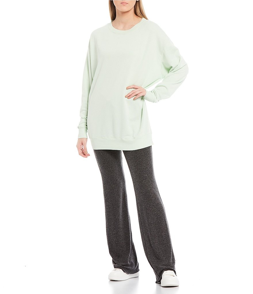 WILDFOX Tennis Club Flare Leg Tie Waist Pants