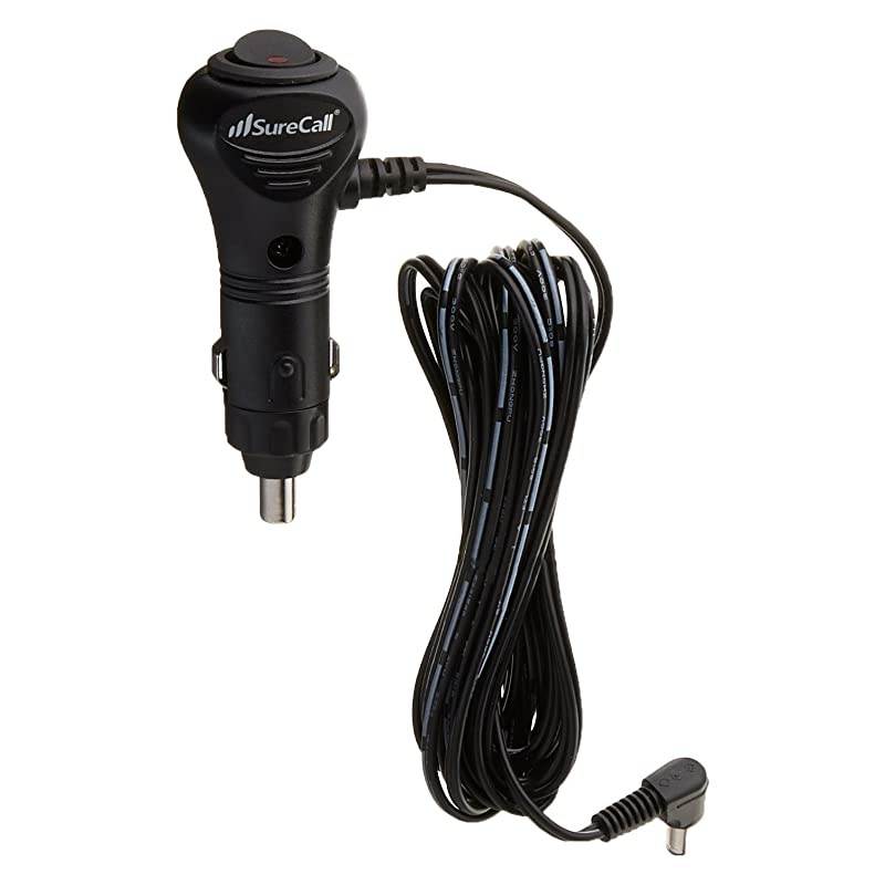 DC Power Supply for Vehicle and RV Cellular Signal Boosters Black