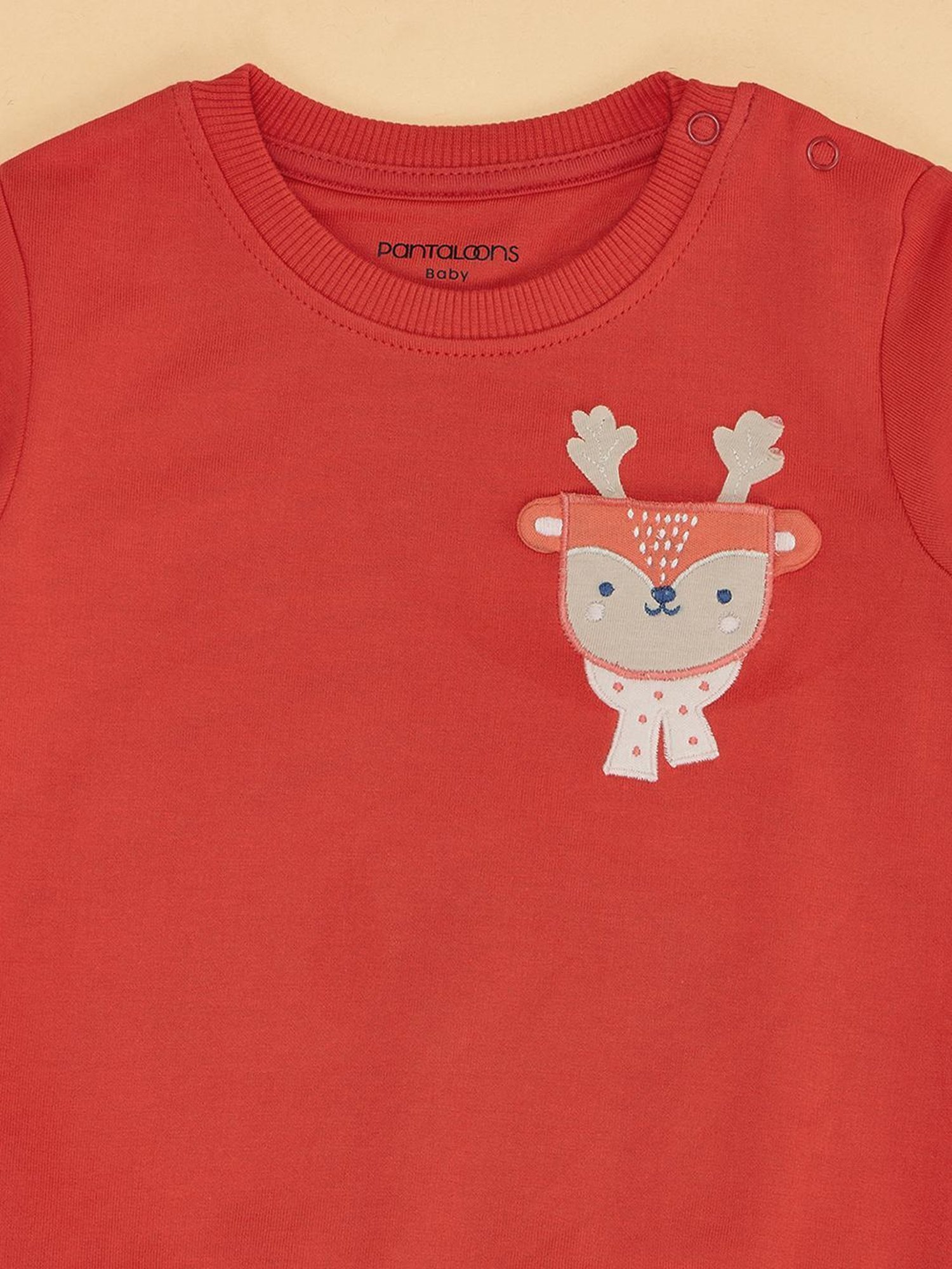 Pantaloons Baby Red Sweatshirt