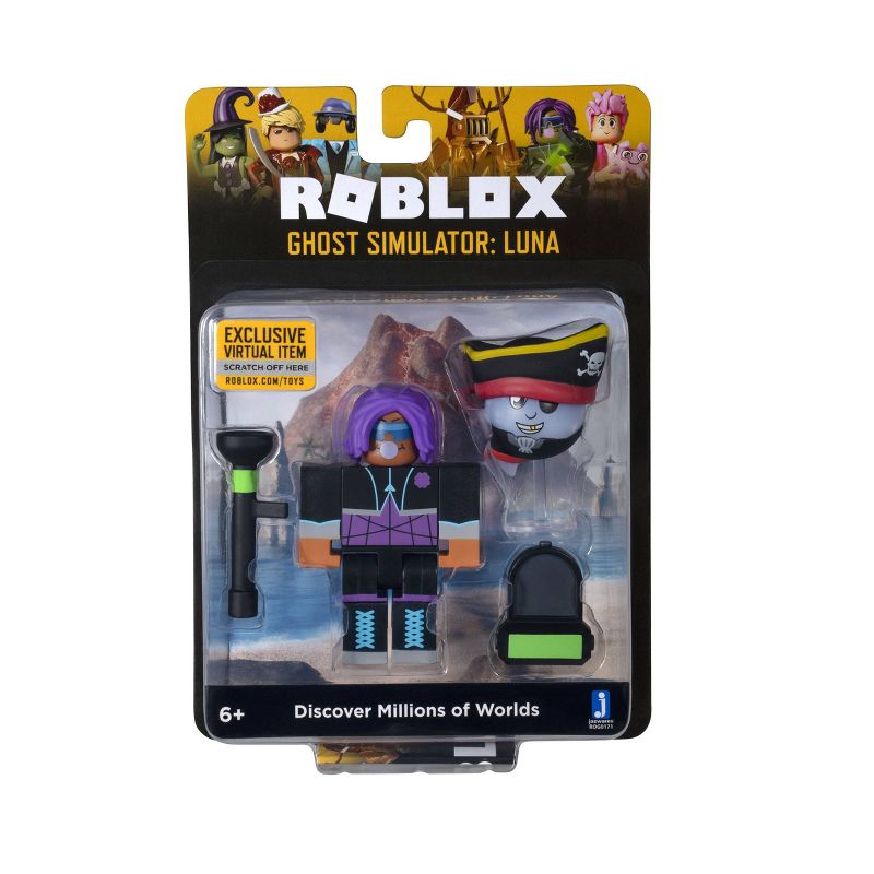 Roblox Celebrity Collection - Ghost Simulator: Luna Figure Pack (Includes Exclusive Virtual Item)