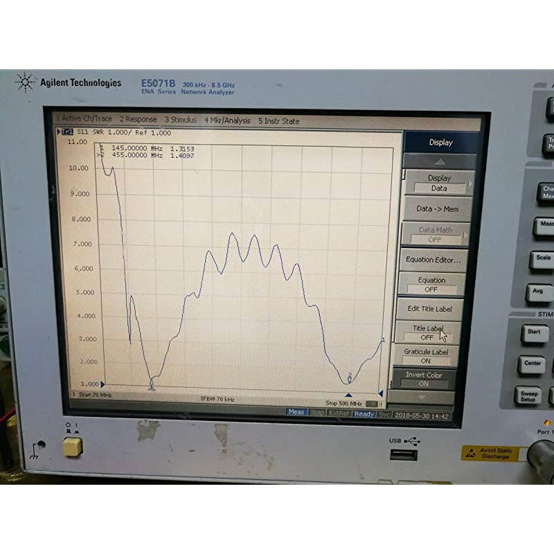 Mobile Antenna 2m/70cm VHF/UHF Ham Radio, 137-149, 437-480 Mhz, Magnet Base PL-259 Connector, 10 Ft RG58 Cable