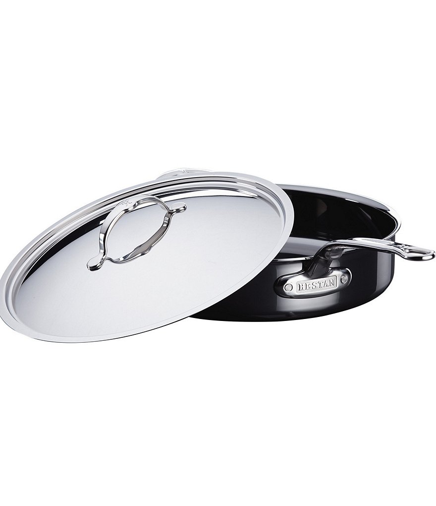 Hestan NanoBond Titanium Stainless Steel Saute Pan, 5 Quart