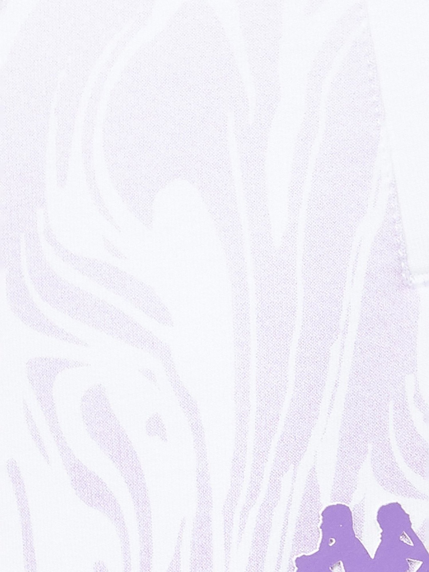 KAPPA Purple Cotton Regular Fit Printed Shorts