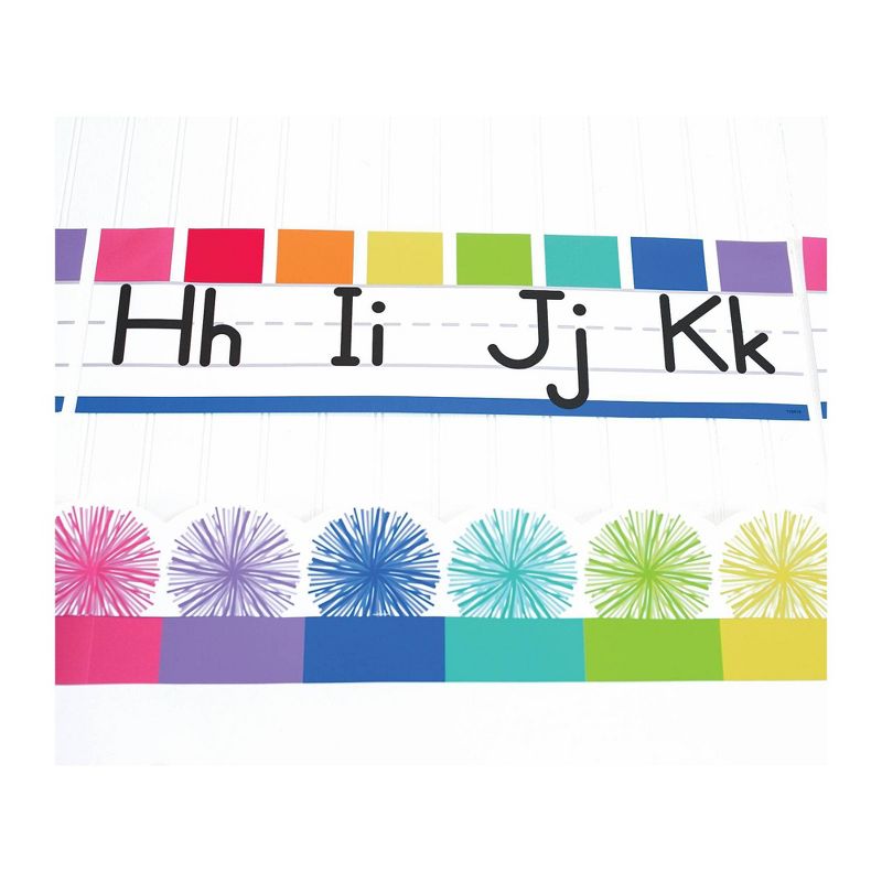 8pk Schoolgirl Style Hello Sunshine Alphabet Line Manuscript Mini Bulletin Board Set - Carson Dellosa