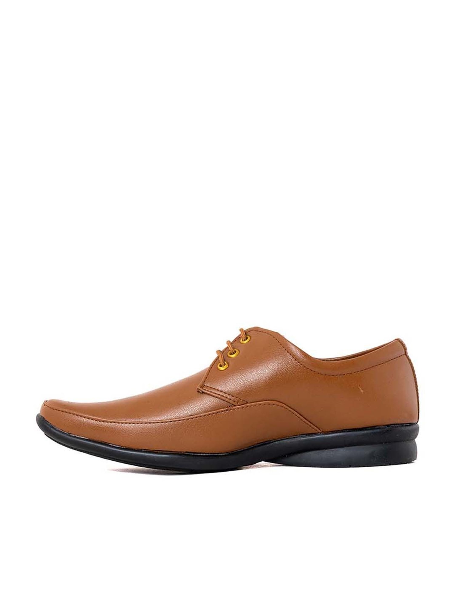 Dunford by Khadims Men's Brown Derby Shoes