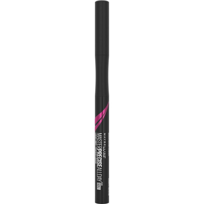Maybelline Eyestudio Master Precise All Day Liquid Eyeliner Makeup - Matte Black - 0.034 fl oz