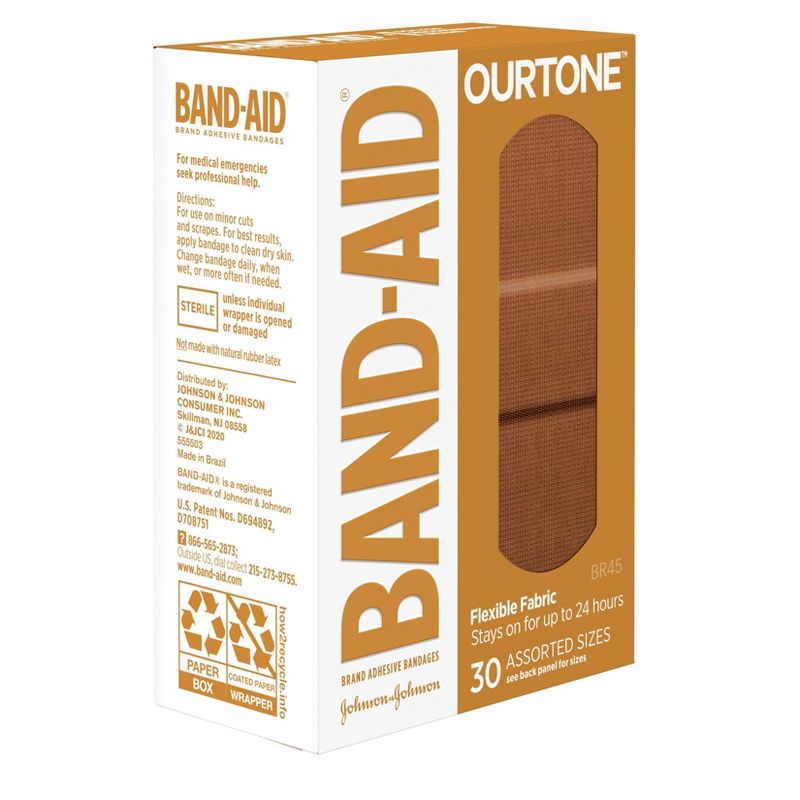 Band-Aid Ourtone Assorted Adhesive Bandages - BR45 - 30ct