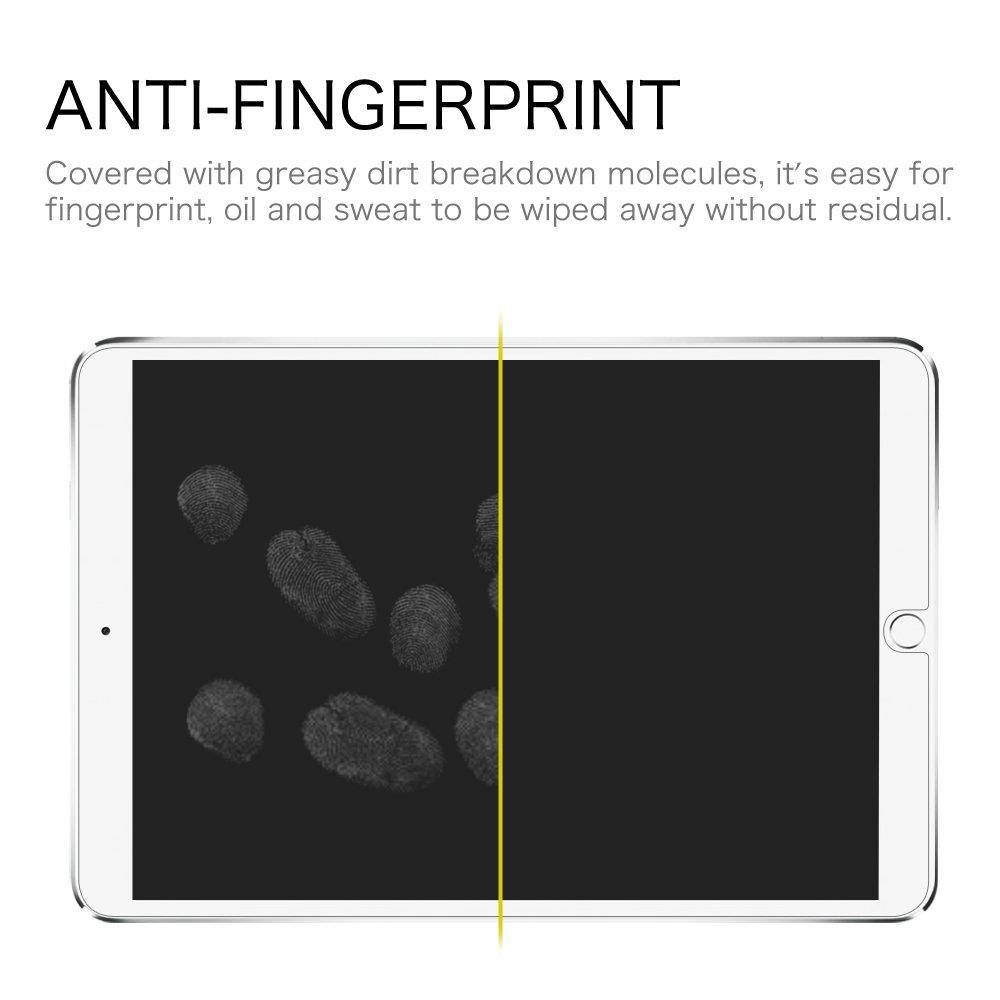 Fintie iPad Pro 10.5 Tempered Glass Screen Protector, Anti Scratch Premium HD Clear 9H Hardness for Apple iPad Pro 10.5 Inch 2017 Release Tablet