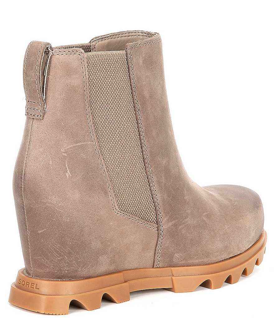 Sorel Joan of Arctic Wedge III Waterproof Leather Chelsea Booties