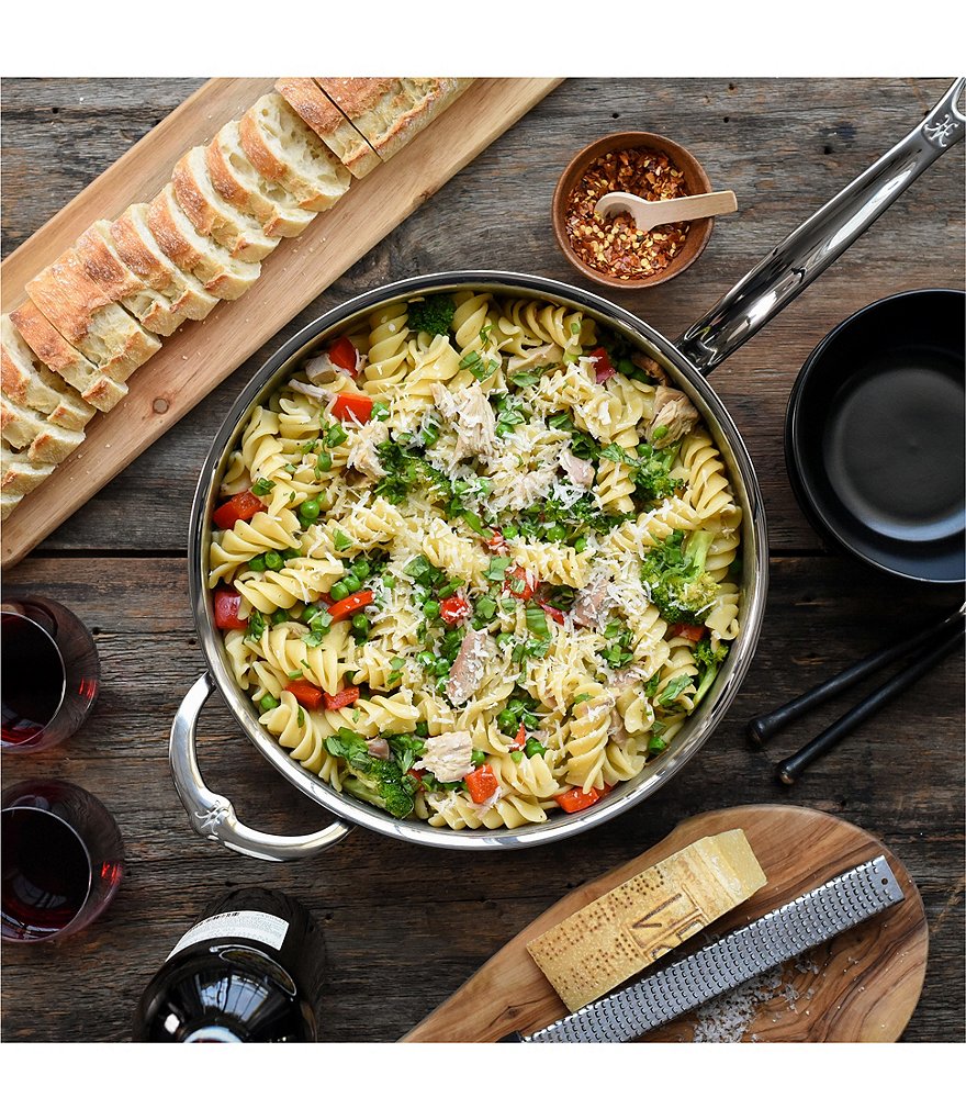 Hestan ProBond Stainless Steel Essential Pan with Helper Handle, 5-Quart