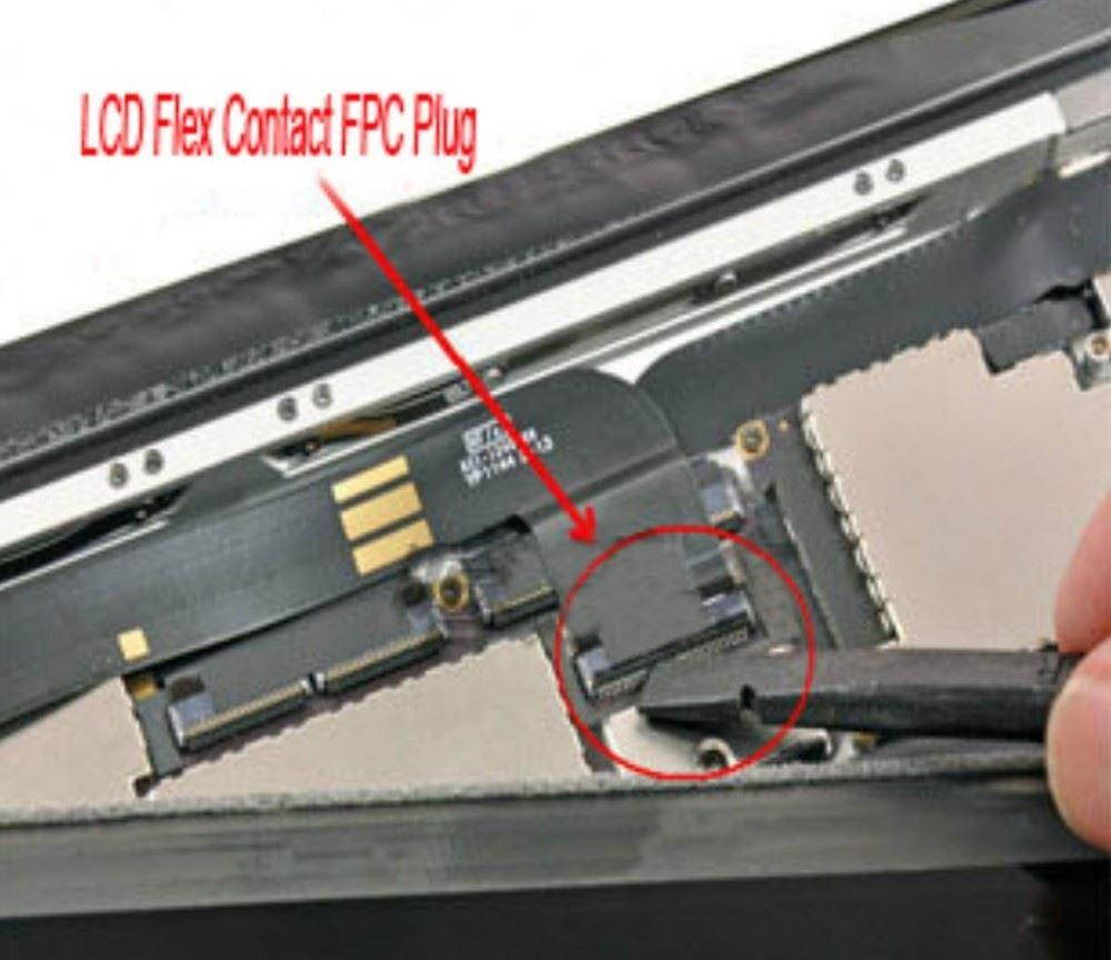Hellfire Trading Replacement Display Data LCD FPC ZIF Connector Plug Socket Port for iPad 3 & 4