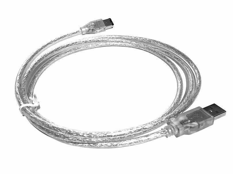 Micro Connectors, Inc. 6 feet Firewire Cable 1394B 9 Pin to 6 Pin (E07-238)