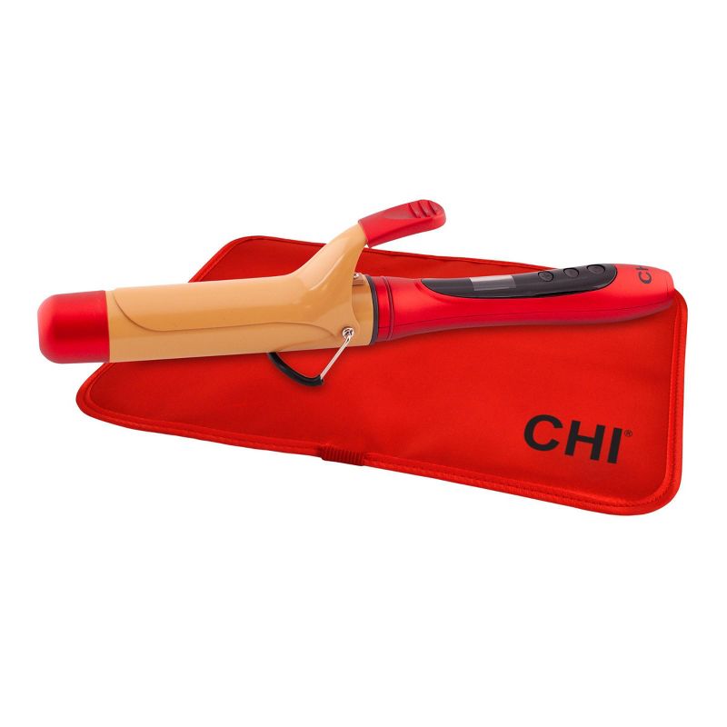 CHI  Tourmaline Ceramic Curling Iron - 1" - Fire Red
