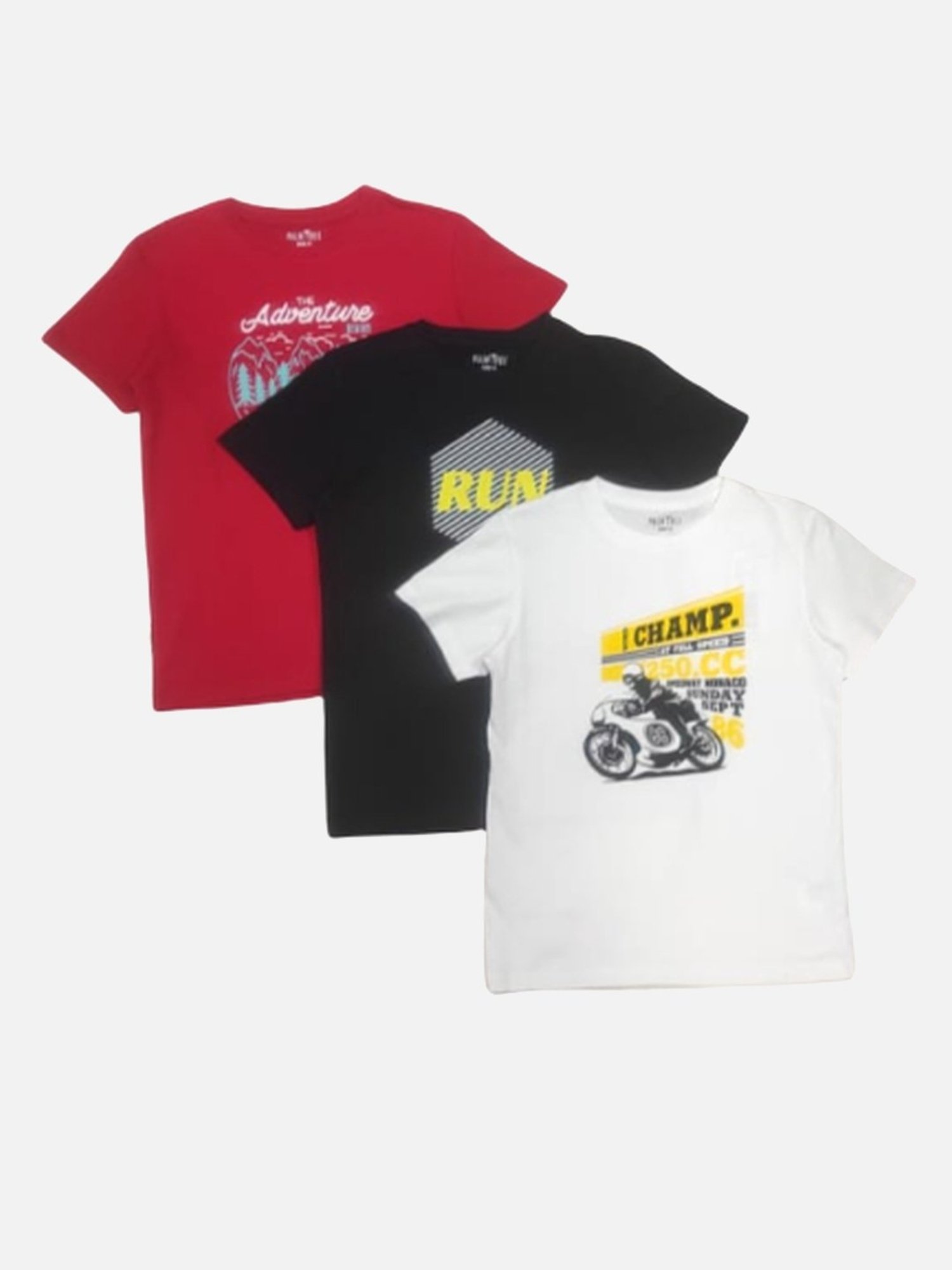 Palm Tree Kids Multicolor Printed T-Shirt