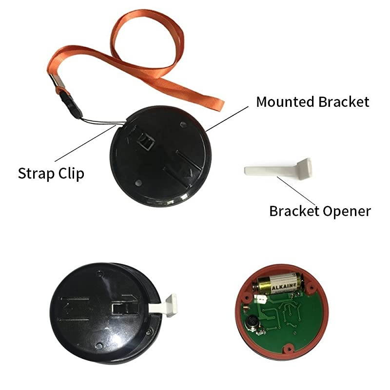 Wireless Calling System Customers Patient Pager System with 10 PCS Waterproof Call Buttons and 1PC Display Receiver for Restaurant Clinic Nursing Home Caregiver