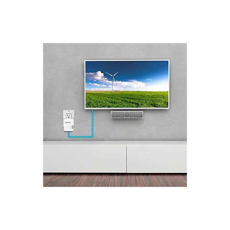 Powerline 1300 AV2 Adapter Kit TPL422E2K Includes 2 x TPL422E Powerline Ethernet Adapters IEEE 19051 amp IEEE 1901 Gigabit Port Range Up to 300m 984 ft Simple Plugin Installation
