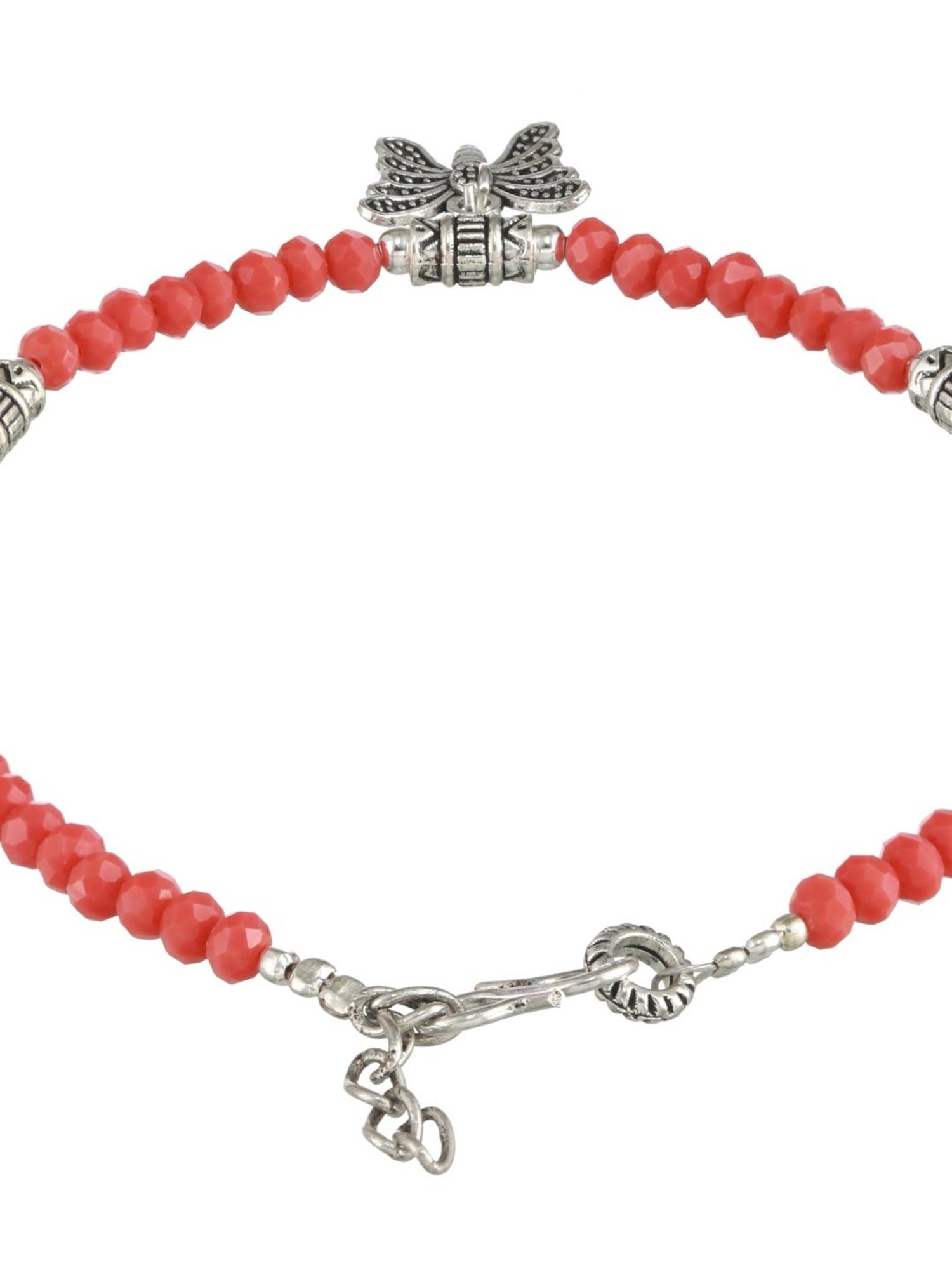 Abdesigns Gold-Plated Handpaint Wedding Doli Barat Bridal Anklets