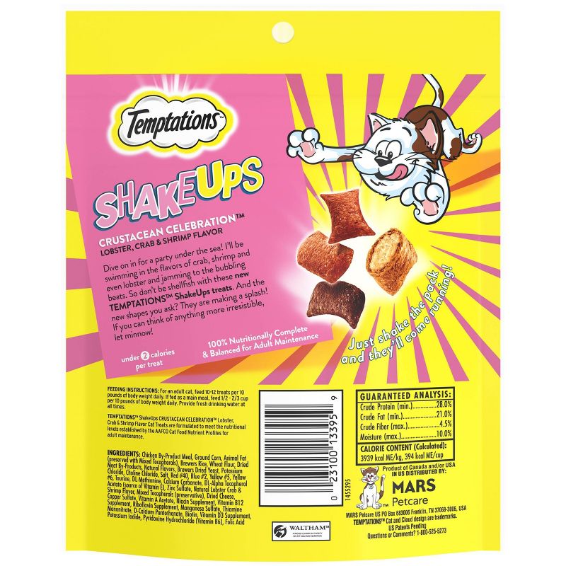 Temptations Shake Ups Crustacean Celebration Crunchy Cat Treats - 5.29oz