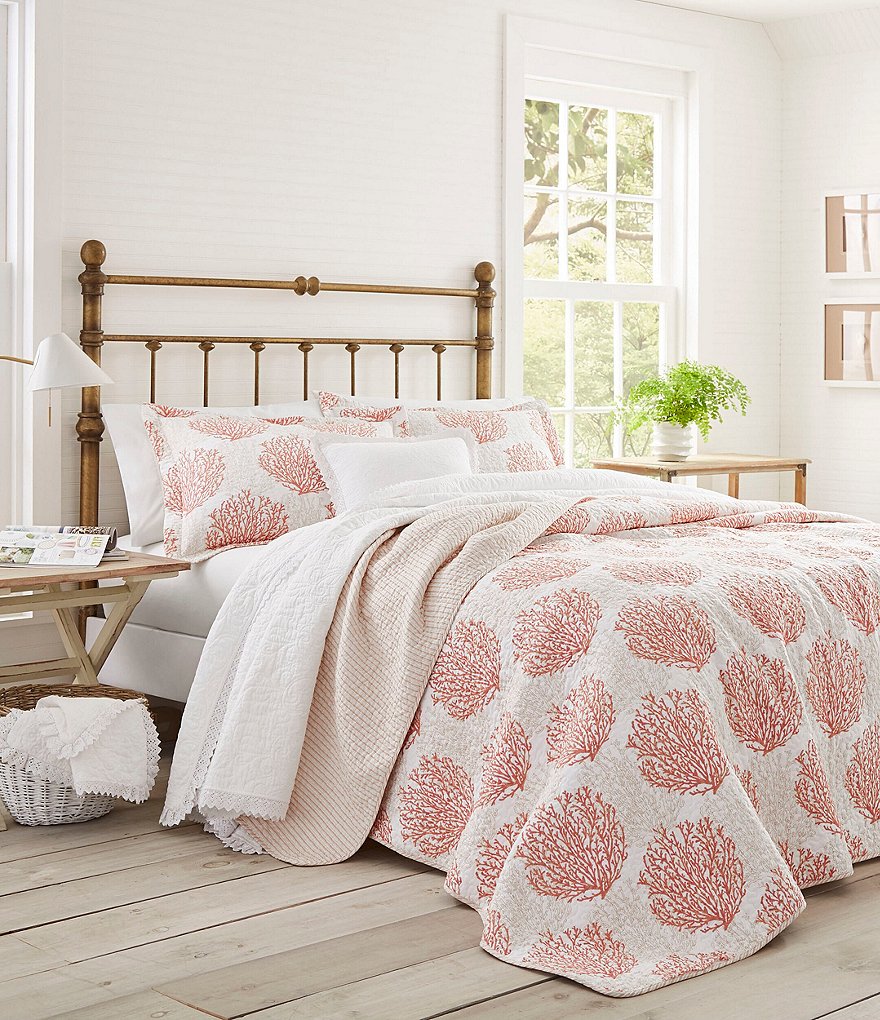 Laura Ashley Coral Coast Quilt Mini Set