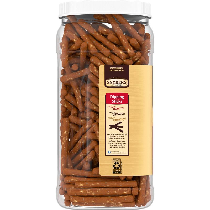 Snyder's Dipping Stick Pretzel Canister - 25oz