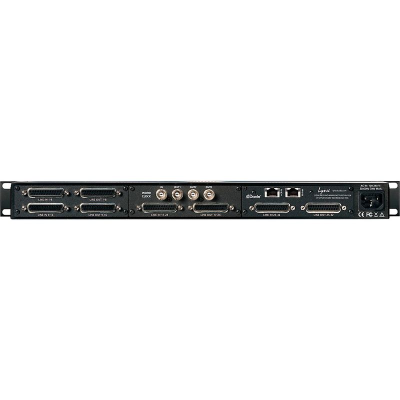 Lynx Aurora(n) 32 Dante Audio Interface