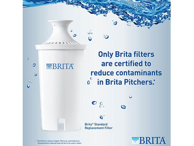 Brita 35566CT Space Saver Water Filter Pitcher