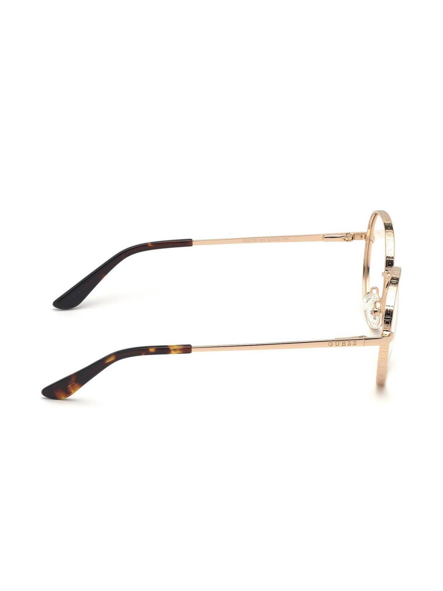 Guess Gold Round Eye Frames for Women