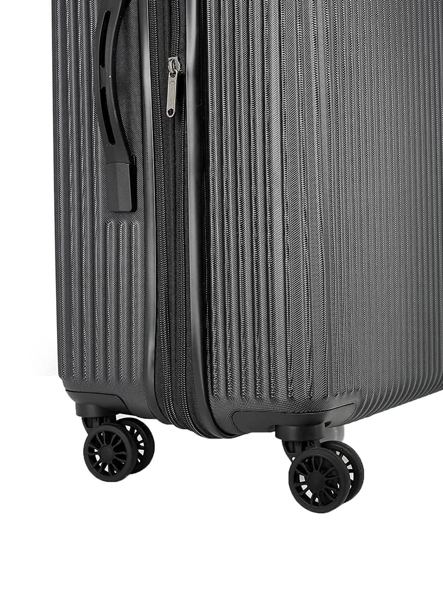 Delsey Black 4 Wheel Small Hard Cabin Trolley - 35 cm