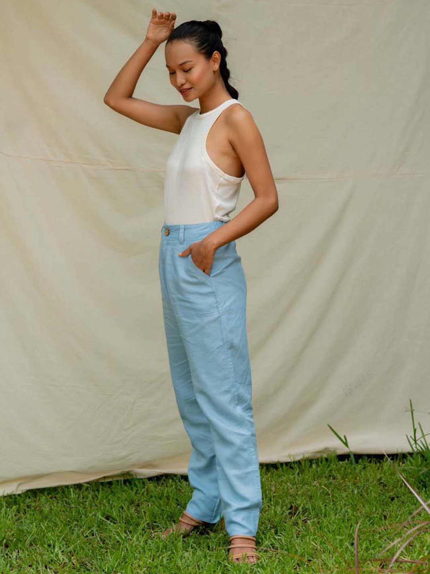 Anousshka Blue Mist Daddy Pants