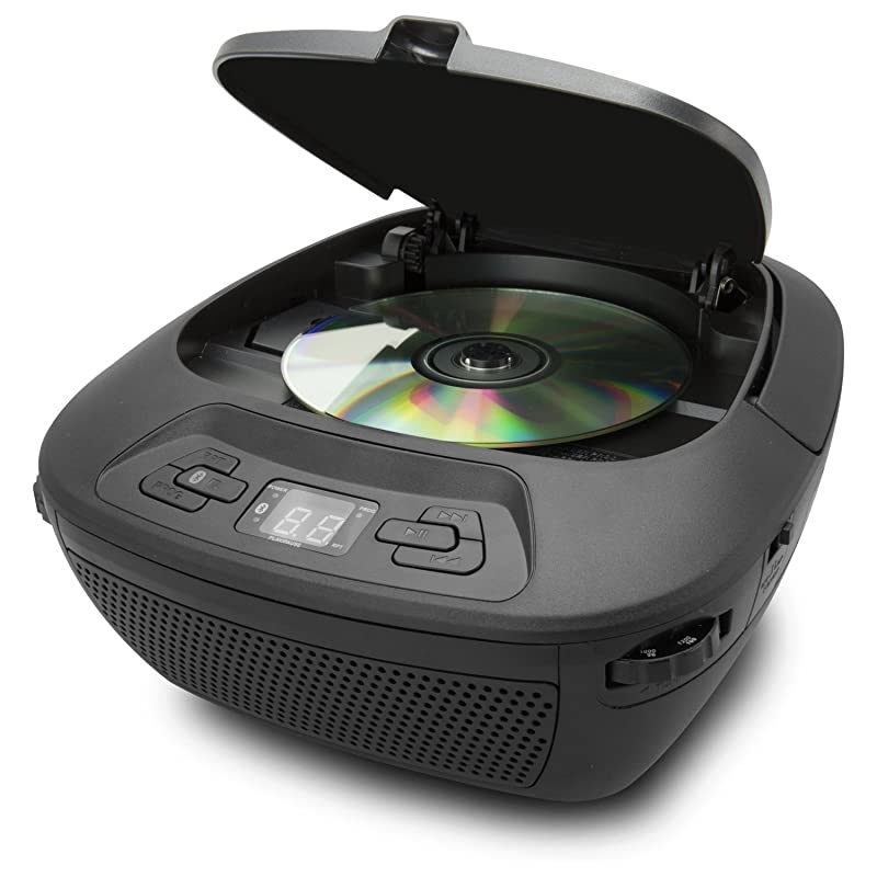 Portable Bluetooth BoomboxCd Player Black BCB117B