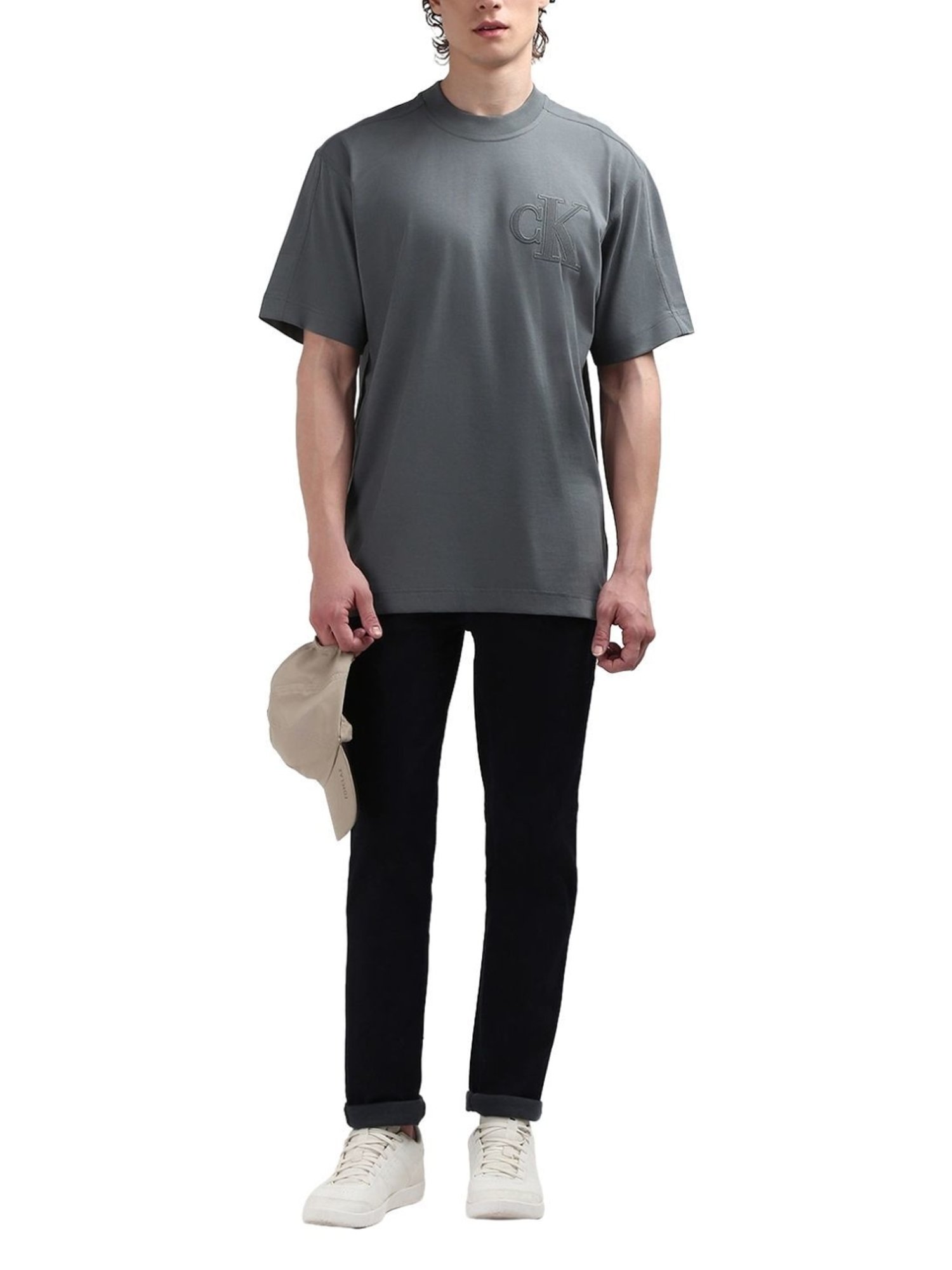 Levi's Pink Cotton Slim Fit Texture Henley T-Shirt