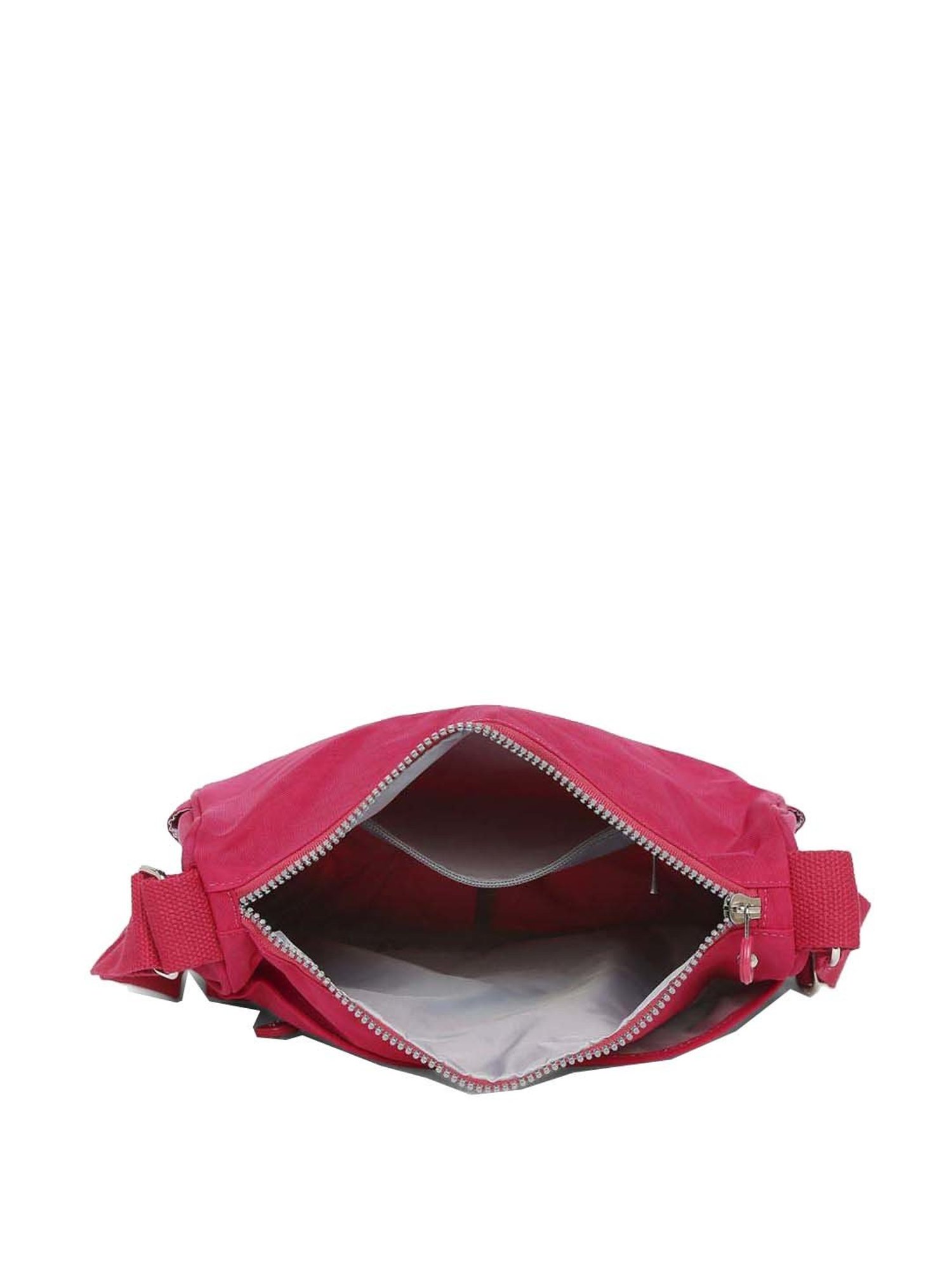 Baomi Pink Solid Medium Cross Body Bag